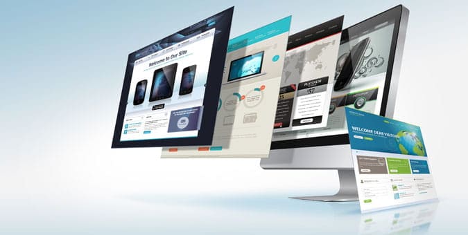 Magento and prestashop web design in a graphic