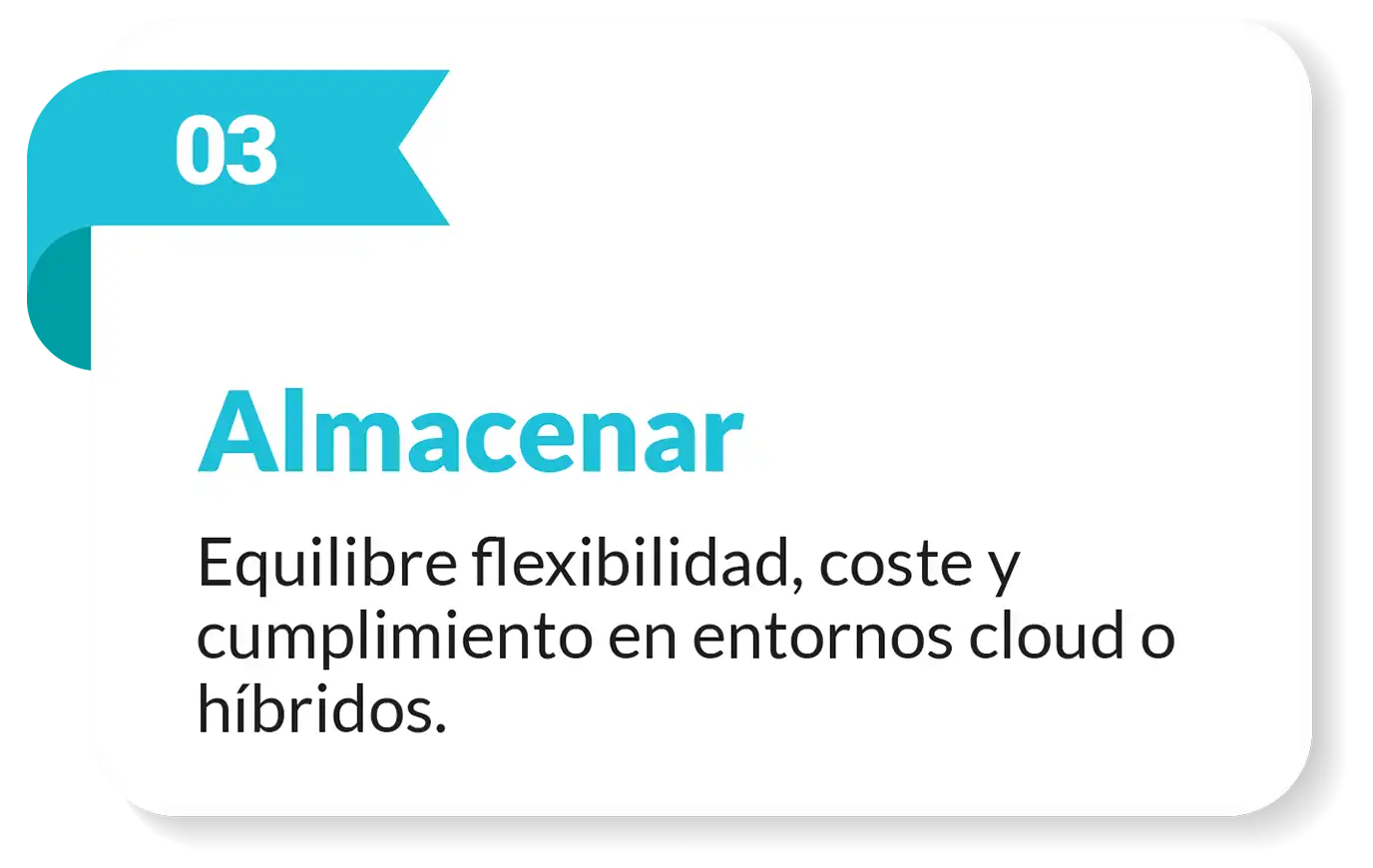 Almacenamiento de datos escalable