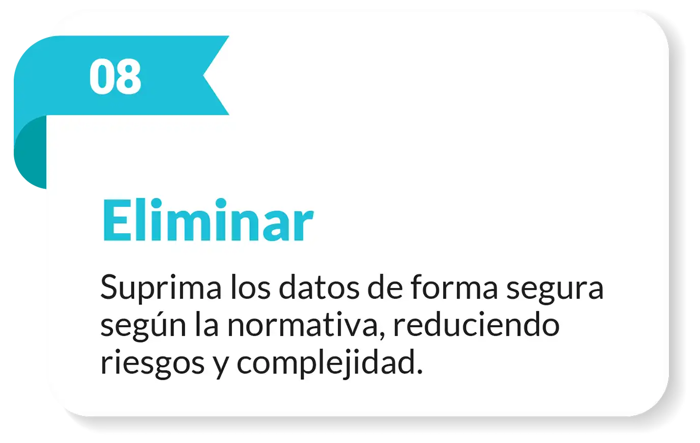 Gestión de eliminación de datos