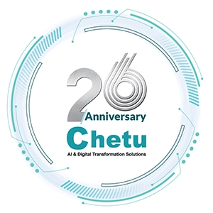 Chetu 26th Anniversary logo