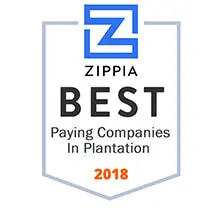 ZIPPA Best paying compnaies in plantation