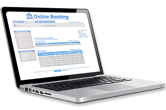 online banking site