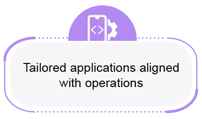 Tailored applications aligned with operations