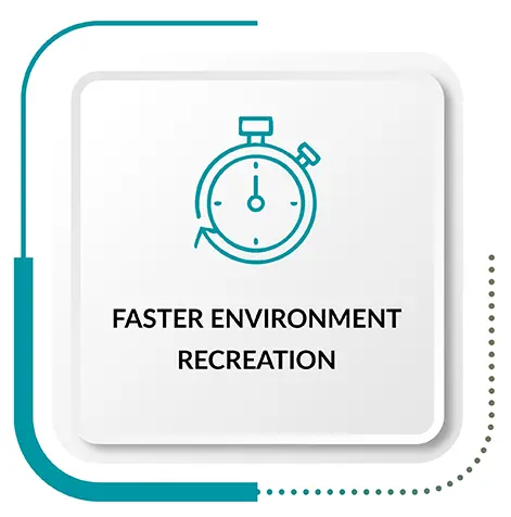 Faster environment recreation