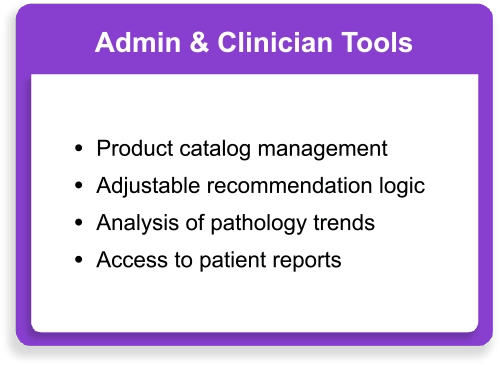 Admin & Clinician Tools