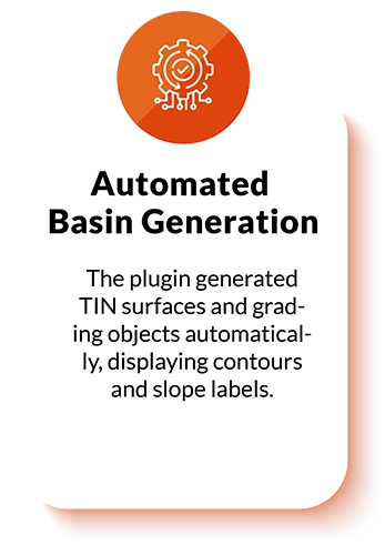 automated basin generation and drainage computation workflows