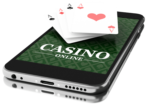 A man gambling at a casino game