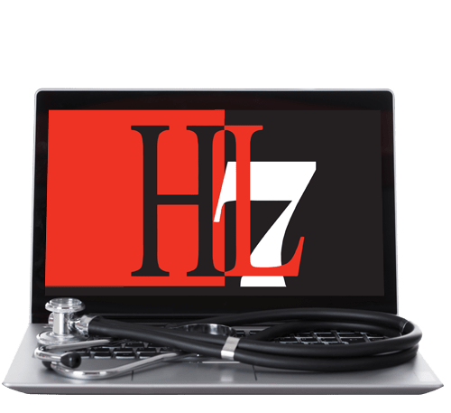 Image of laptop with stethoscope