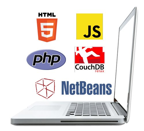 html5 php netBeans with laptop