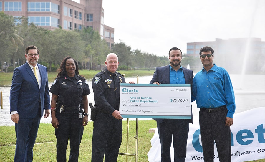 First Responder Donation Ceremony