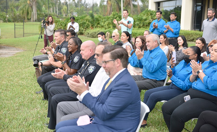 First Responder Donation Ceremony