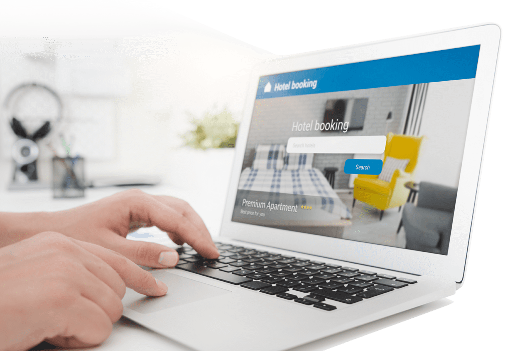 e-commerce software with laptop