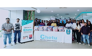 Chetu hosts the first stage of its annual Winter Gear Drive. Team members came out to give out blankets and other winter essentials to people in need.