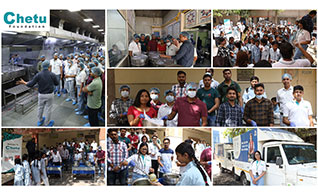 Chetu Foundation Visits Akshaya Patra School, Kitchen