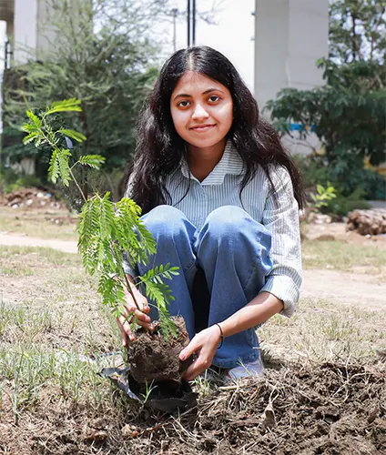 Chetu team members plant trees in Noida for World Environment Day