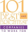 logo of Chetu's recognition as part of the 101 best and brightest companies to work for