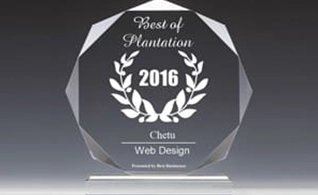 Chetu Receives 2016 Best Businesses Of Plantation Award For Web Design