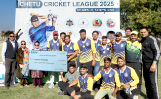 The Chetu Foundation and the Chetu Cricket League 2025 donate tournament prize to the SDBVM School.