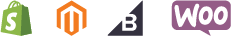 Imagen que muestra los logos de plataformas de comercio electrónico