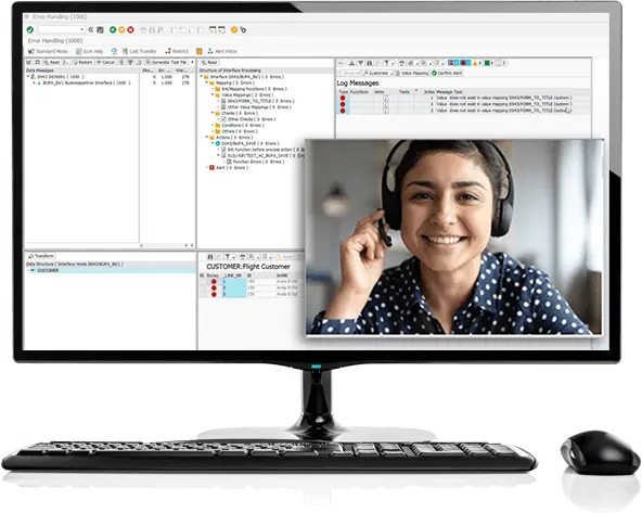 Desktop displaying Oracle Third Party Support dashboard provided by Chetu.