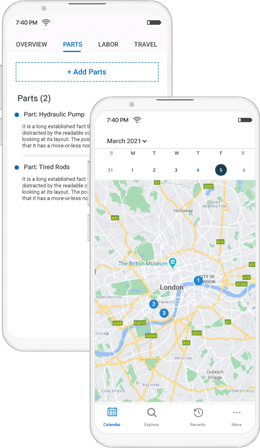 aplicación en teléfono inteligente de telecomunicaciones con GPS integrado